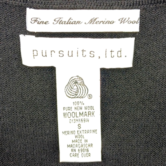 PURSUITS, LTD LADIES FINE ITALIAN PURE MERINO WOOLMARK WOOL TURTLENECK SWEATER - Picture 7 of 17